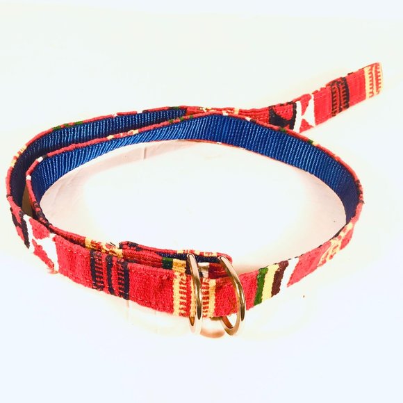 L.L. Bean Accessories - L.L.Bean Southwestern Fabric Textile Belt Vintage